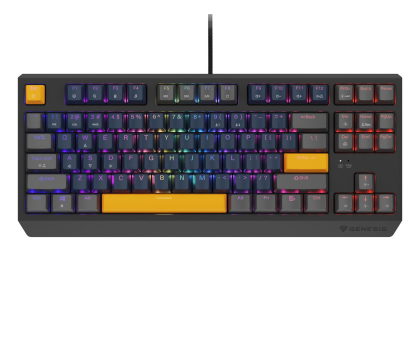 Klawiatura Genesis THOR 230 TKL NAVAL BLUE POSITIVE US RGB MECHANICZNA OUTEMU NKG-2163